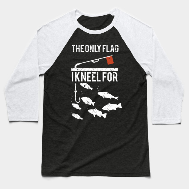 The Only Flag I Kneel For Ice Fishing T-Shirt